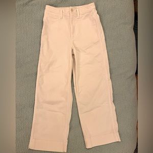 Madewell slim emmet crop pants - corduroy edition